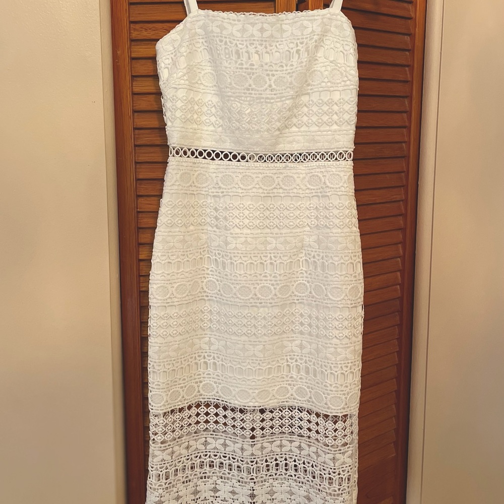 White dress worn once!